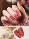 2023 new goya jelly gel polish - luxury icy sheer nail gel, nude & pink nail art gel polish