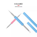 High-grade stainless steel portable silicone acne needle double-ended double-cap beauty squeeze acne blackhead needle acne needle acne needle