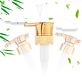 Ready-to-ship premium electroplated pump head - 33/410 plastic lotion pump - press-type personal care threaded hexagonal pump