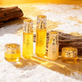 Factory direct sales acrylic lid cosmetic glass suit bottle 120ml push pump head lotion bottle cream bottle