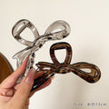 Bow tie clip large high-end 13cm hair clip hair volume shark clip back of head plastic hair clip hair clip