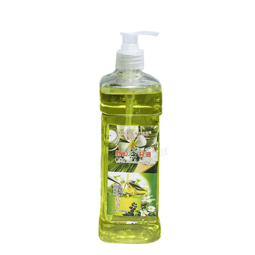wild tea seed oil facial and body massage oil emollient plant open back scraping massage compound essential oil b bottle