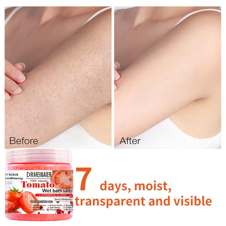 export tomato exfoliating bath salt - fragrant bath salts for exfoliation, removing keratin, deep cleansing, and soaking. wholesale available