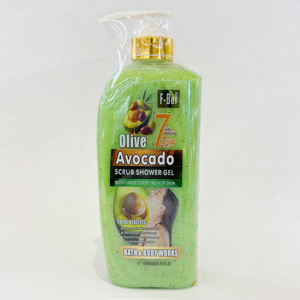 english 7-day renewal exfoliating body wash - gentle exfoliation, cleansing rice & coconut shower gel 1000ml
