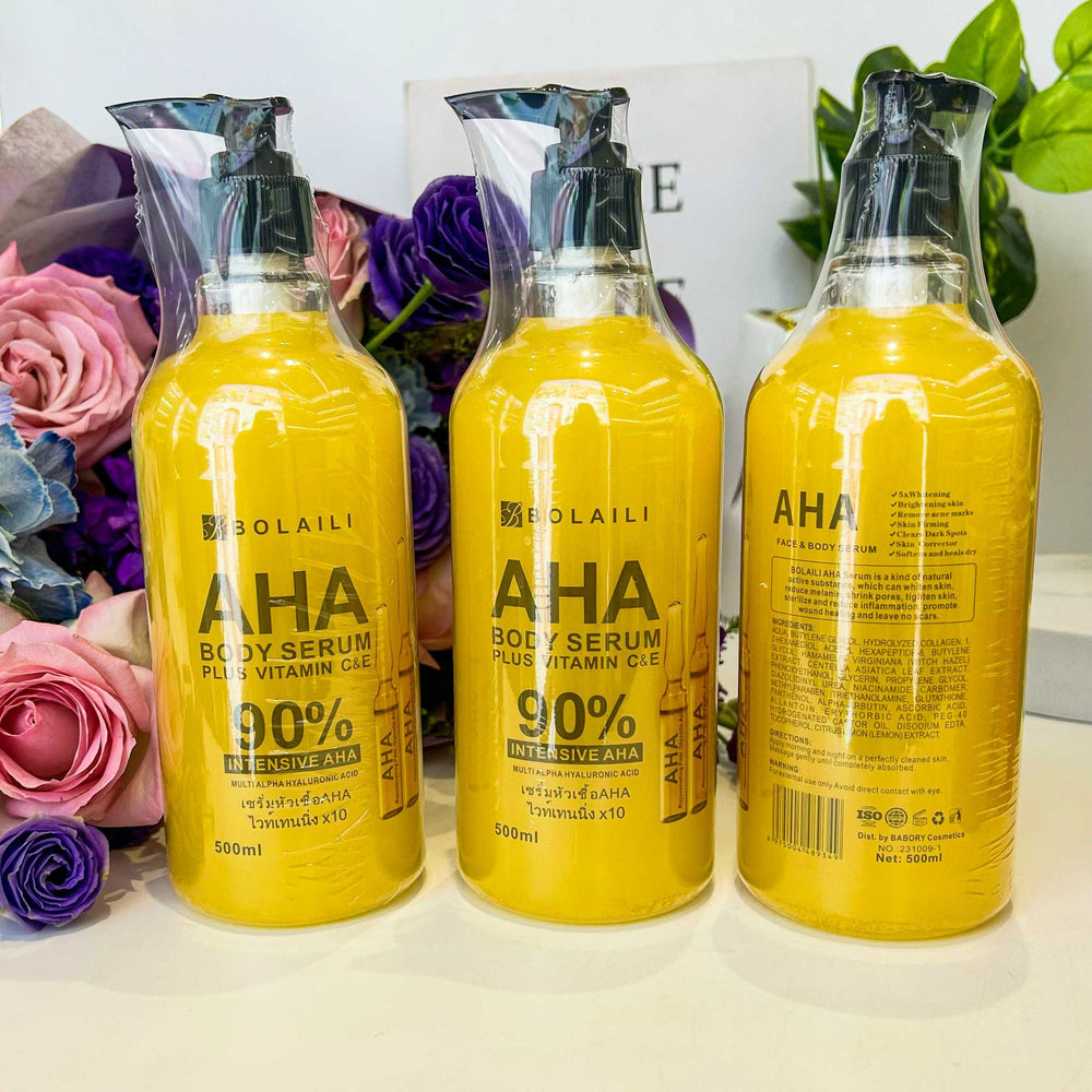 aha fruit acid solution anti-wrinkle repair arbutin essence brightening moisturizing brightening collagen serum