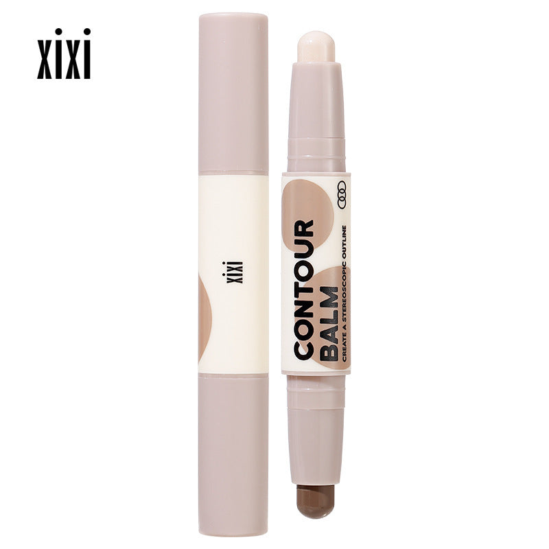 Xixi art student plastic contouring stick double-ended shadow pen face brightening stereo matte nose shadow silhouette soft mist