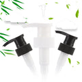 28 teeth black glossy lotion pump head 32 teeth threaded press pump head shampoo shower gel care pump head