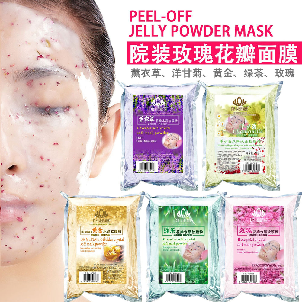 Wholesale crystal rose petal soft mask powder for beauty salons - hydrating, revitalizing, and skin-softening facial mask powder