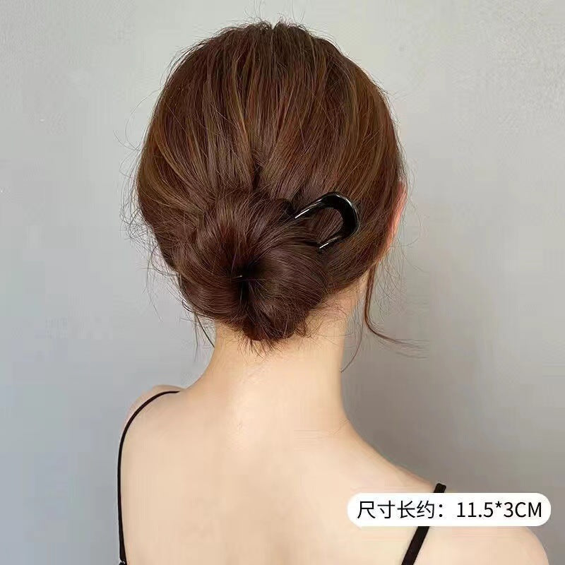 Fashion u-shaped hairpin, back of the head, ball head, hair accessories, autum hairpin, adult hairpin, japanese style easiest for match hair accessories