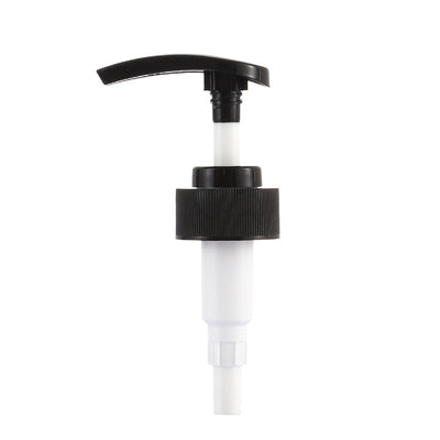 Factory direct: in-stock 32-tooth white lotion pump - long spout press-down cosmetic body lotion dispenser, plastic pump head