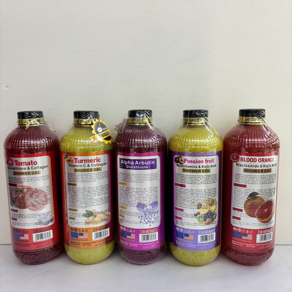 fragrance shower gel tomato turmeric multi-effect in one cleansing and rejuvenating long-lasting fragrance shower gel 1000ml