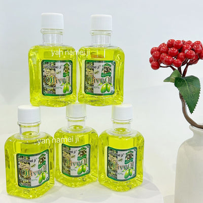 body oil for body and face, luminous moisturizing essential oil, coconut and olive skin care 120ml