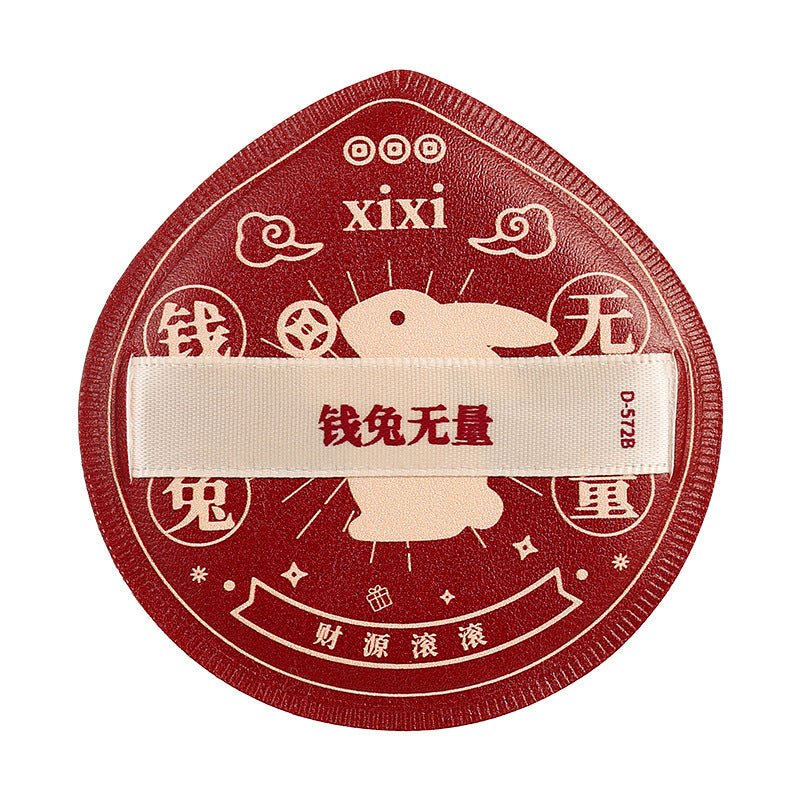 Xixi fortune-turning powder puff set super soft non-eating powder wet and dry dual-use makeup sponge water drop powder puff concealer brush