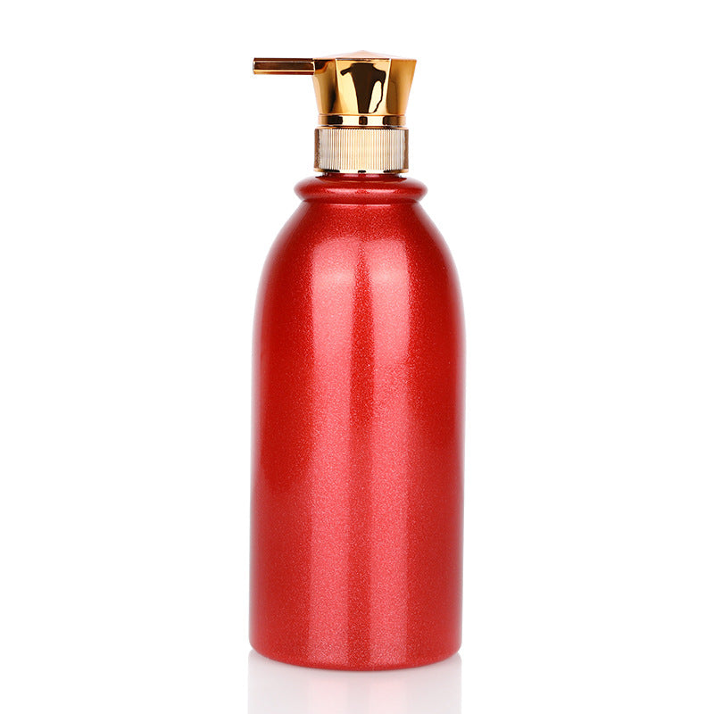 750ml press-top blow-molded plastic bottle - premium lotion/liquid dispenser for shampoo, body wash, and other personal care products - pet material, salon/professional use