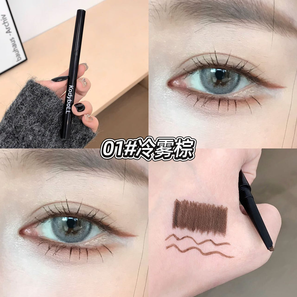 Makeup kodyboll smooth eyeliner gel pen waterproof long-lasting non-smudge eyeliner pen for beginners to silkworm pen