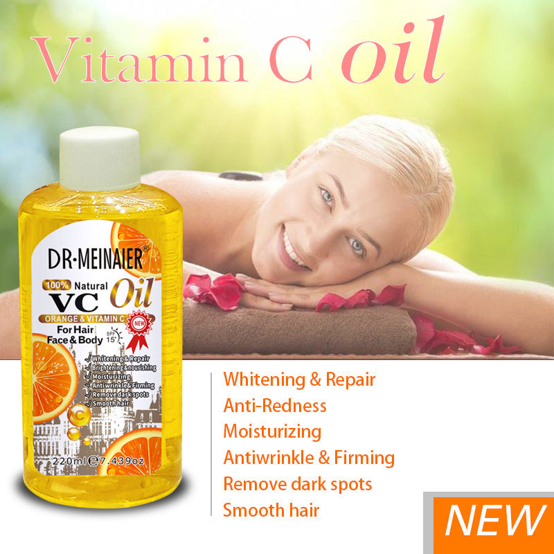 turmeric coconut carrot vitamin c oil massage oil - nourishing, dark spot correcting, repairing, facial & body spa moisturizing oil