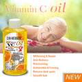 turmeric coconut carrot vitamin c oil massage oil - nourishing, dark spot correcting, repairing, facial & body spa moisturizing oil
