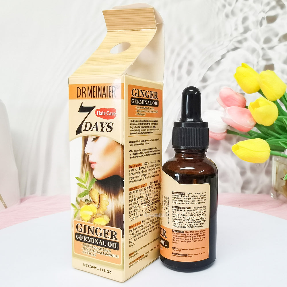 exclusive ginger king hair essential oil to improve damaged hair repair nutrient solution no-wash hair care essential oil wholesale