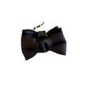 Black double-sided satinbows gripper small princess head bangs hair clip side forehead elegant half-grip hair clip