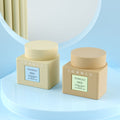 New cosmetic glass bottle packaging material 120g large capacity cream glass bottle 50g facial cream empty bottle factory direct sale