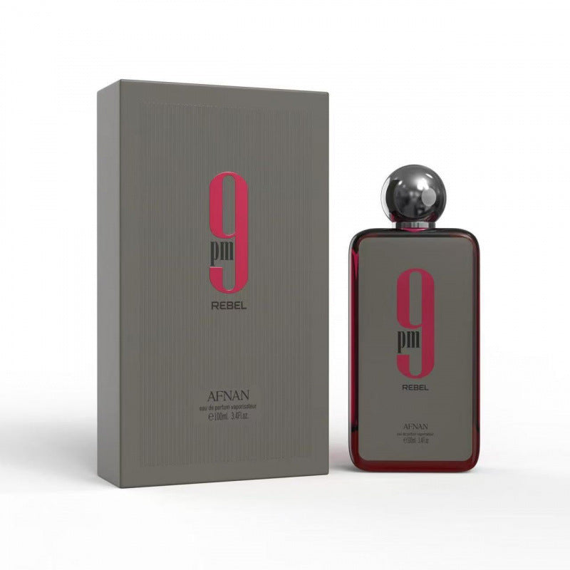 High-quality metal cap afnan 9am white - unisex perfume, arabian style, dubai bestseller