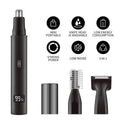 New electric nose hair trimmer for men and women - nose hair & nostril cleaner, trimming & shaving, rechargeable
