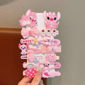 Super cute cartoon hair clips for babies and girls, hair accessories that won't damage hair, bangs clips, headbands, girls' hair clips, and bobby pins