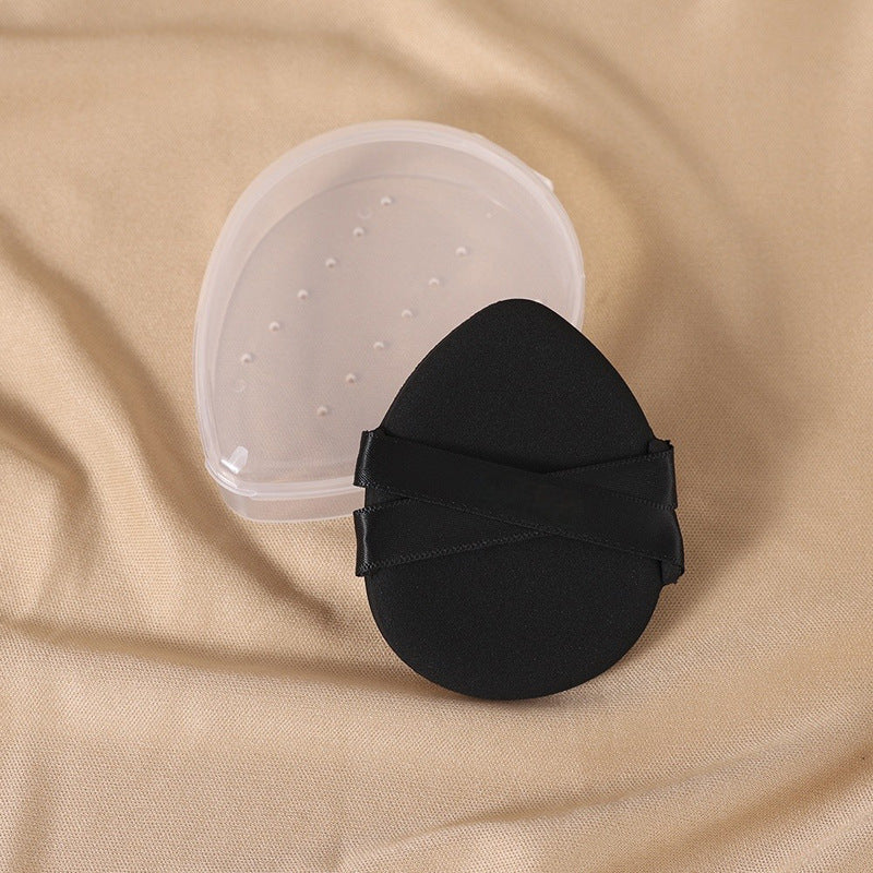 Thickenedsoft double ribbon air cushion puff dry and wet dual-use makeup application and easy to eat powder double bandage makeup puff