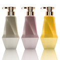 Pet 400ml refillable plastic empty bottle - premium pump bottle for liquid shampoo, conditioner, body wash, and shower gel