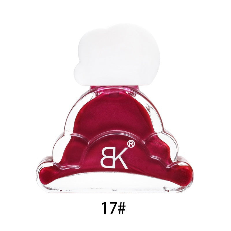 New oil-based nail polish, no baking required, non-peelable, quick-drying, solid color red, non-peelable, whitening summer nail polish
