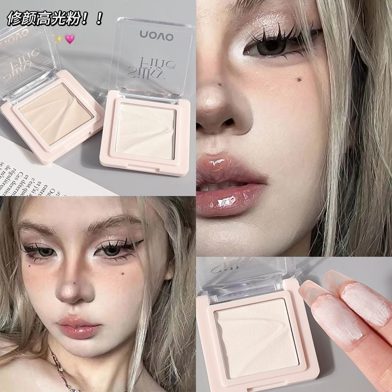 Novo floating light repair highlighting powder matte fine shimmer oil control makeup setting makeup naturestereo brightening repair powder