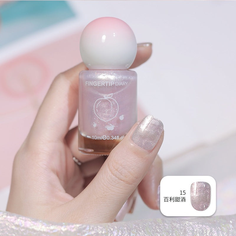 Nail polish summer colorful new color water-based nail polish nude nail polish whitening no-bake peelable nail art