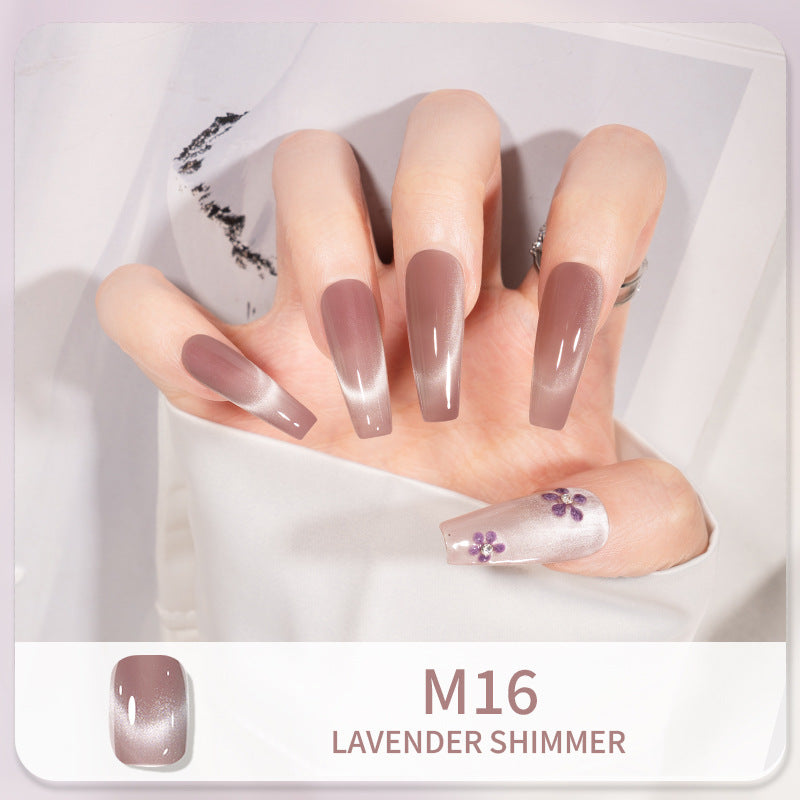 English style kudan/kudan cat eye manicure nail polish crystal cat eye 12ml cross-border english style foreign trade export