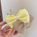 Hair claw clip bun maker - 2024 new bow hair clip - princess style, niche, french, and trendy ins hair claw