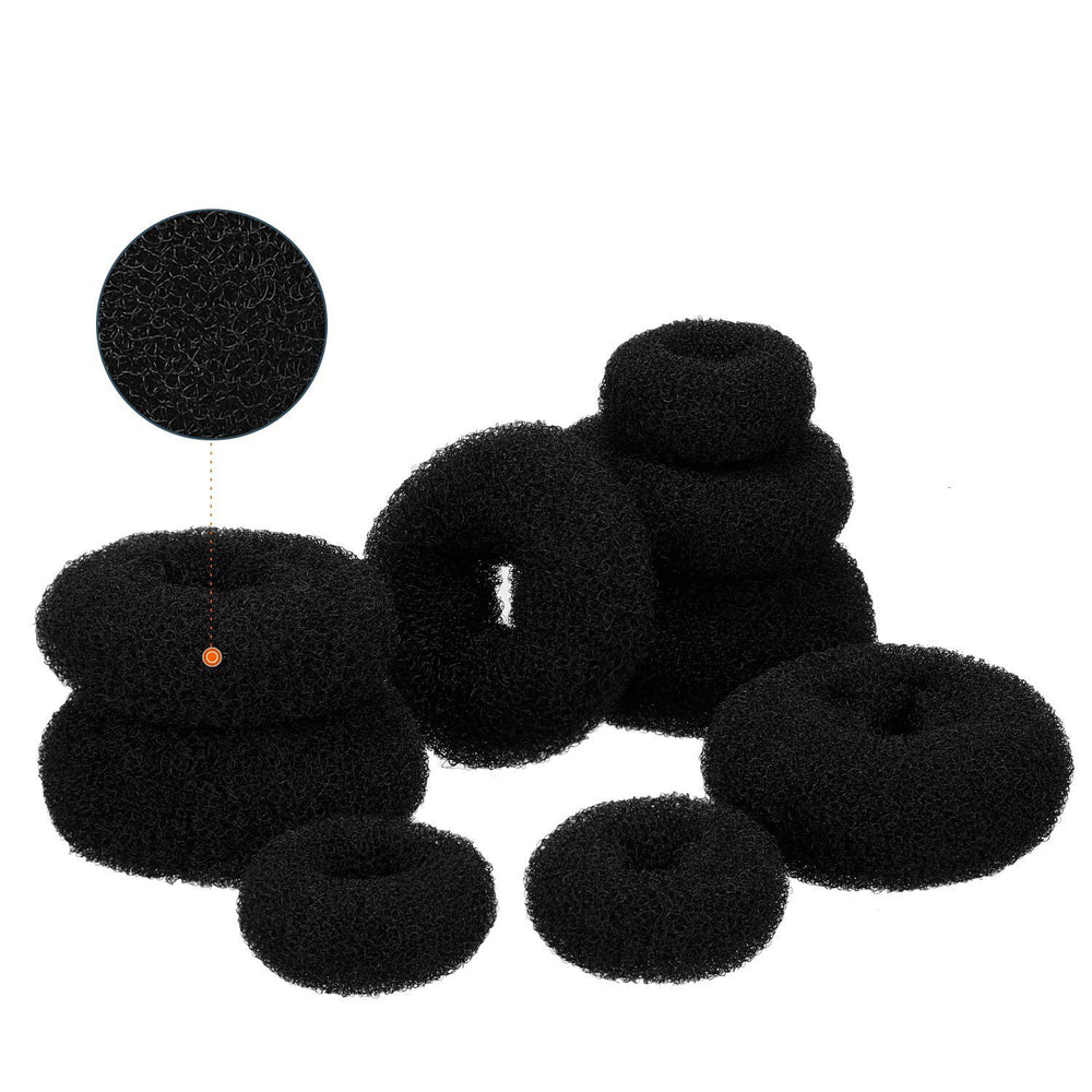 hot-selling ball head flower bud donut 36-piece set lazy hair accessories hair tie hair set