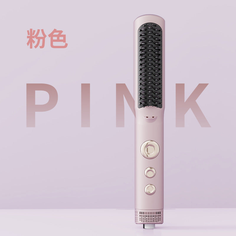 New arrival cold air hair straightening comb, fluffy comb, traceless hair care, negative ions, no damage to hair, blow comb, high skull curly hair top artifact