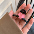 Sweet heart hair clip - cute side/front hair clip for women - summer hair accessory for bangs