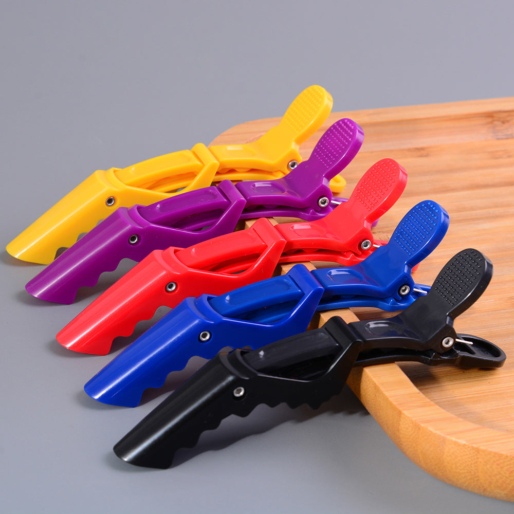 Alligator clip hair clip can be printed logo hair clip hairdressing shop hairdressing tool partition fixed slot clip cross-border