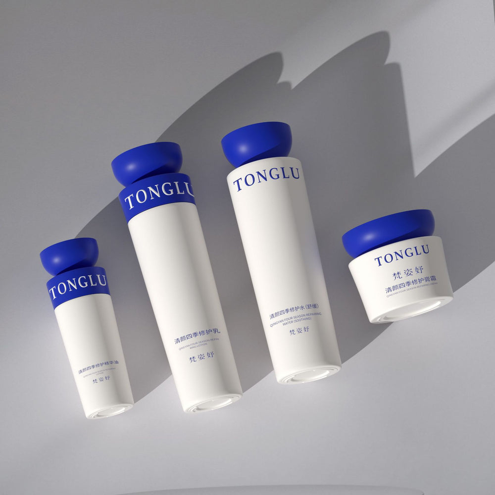 Custom oem new glass set bottles - premium cosmetic packaging: cream jars, skincare bottles, lotion bottles