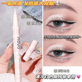 Makeup novo double eyes ultra-fine liquid eyeliner pen waterproof sweat-proof non-smudge lower lashes silkworm eyeliner pen