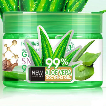 snail aloe vera gel moisturizing smear-type leave-in facial mask night moisturizing repair cream aloe vera gel export