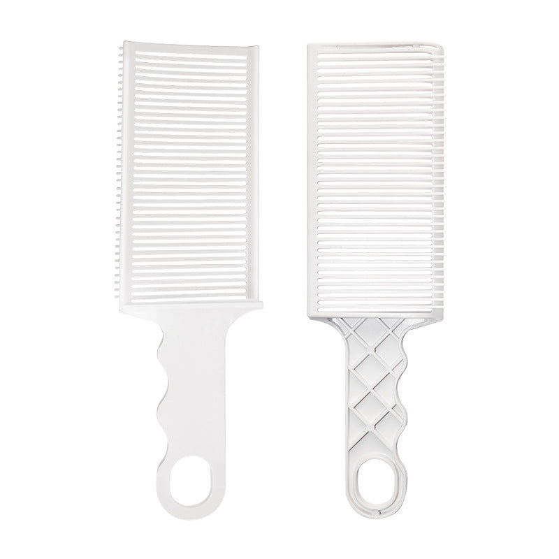 popular plastic men's flat-top clipper comb for home hairdressing shop hair stylist special fixed slot comb in stock