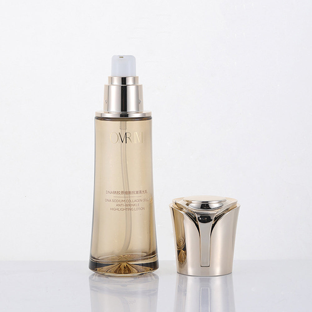 Factory direct cosmetics set: premium glass lotion bottles for serums, essences, toner, emulsions, and creams