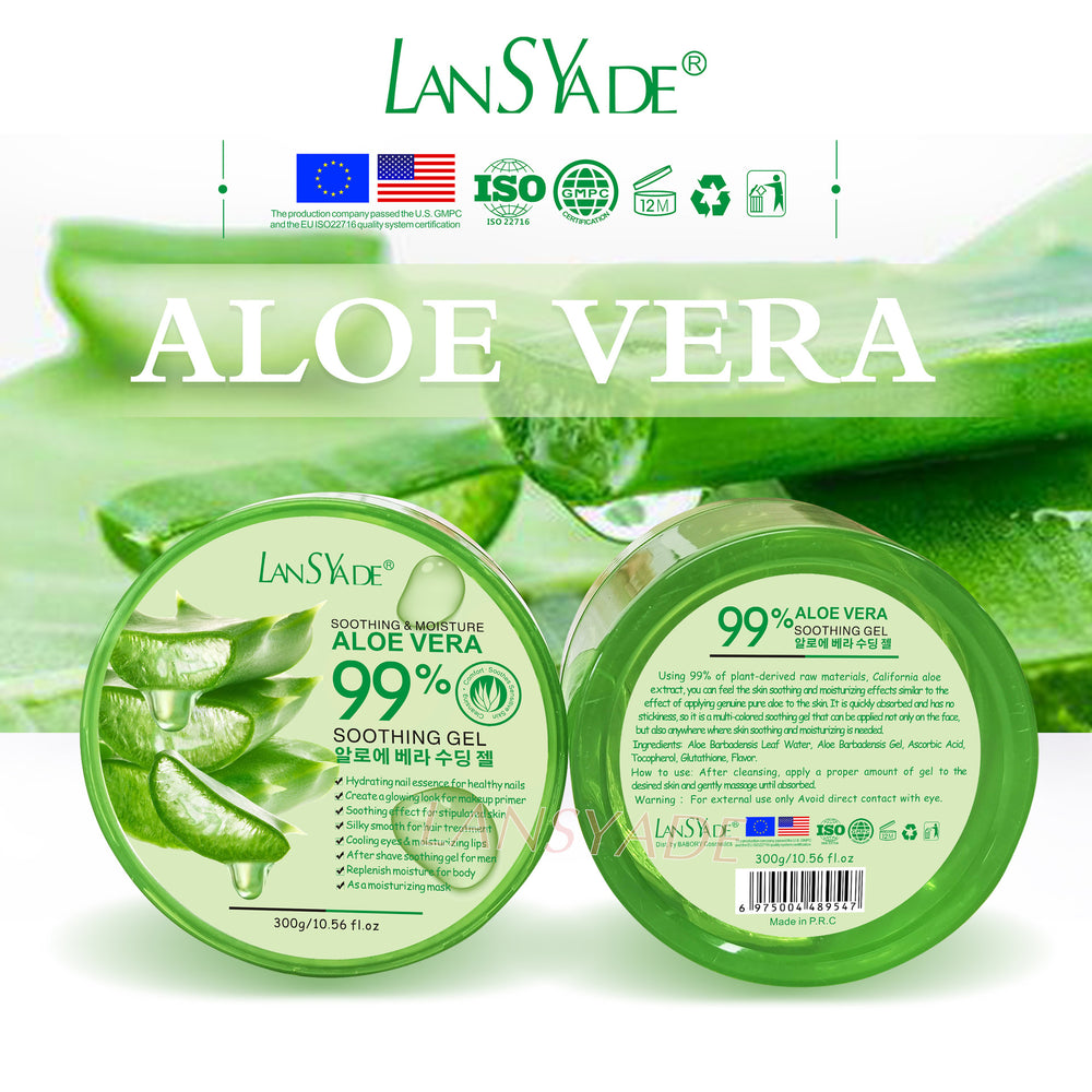 aloe vera gel moisturizing gel aloe vera skin care sleeping mask moisturizing lotion 300g factory direct sales