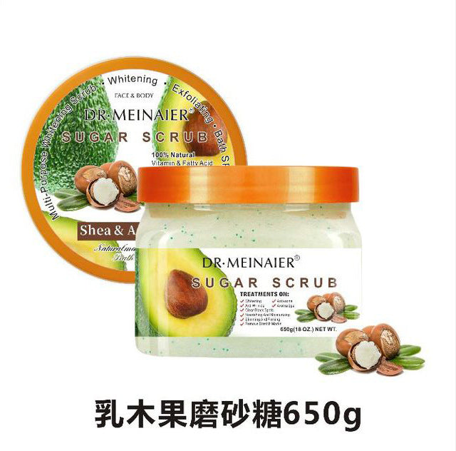 ice cream arbutin sugar scrub to remove black and exfoliate chicken skin bath salt bath salt coffee scrub 650g