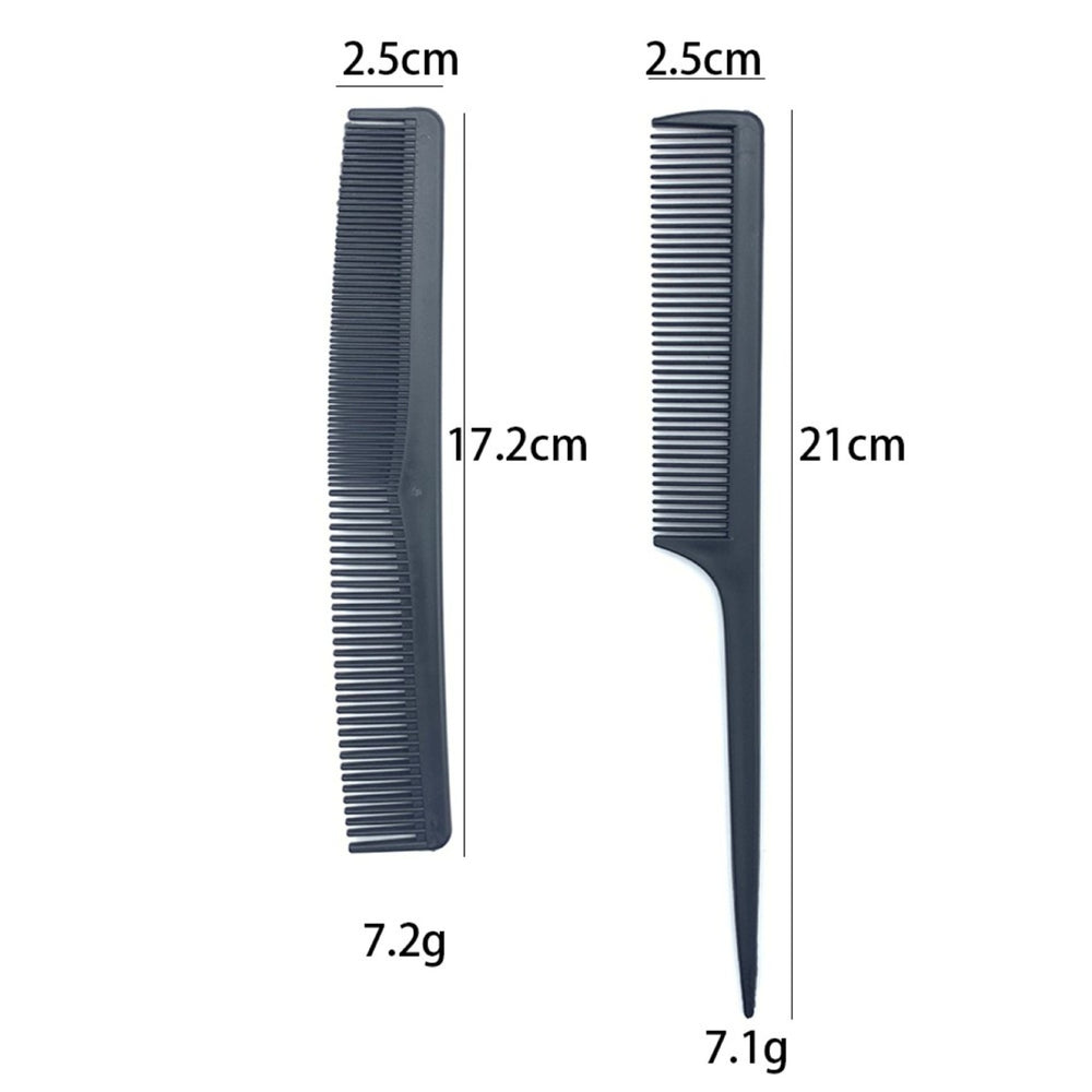 Hairdressing tools, straight hair comb, hairdressing comb, clip, 4-piece suit, pointed tail comb, double-ended comb, hairdressing comb wholesale