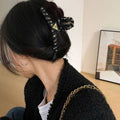 Xiaoxiangfeng stuffed gripper hair accessories large new arrivalfrenchclassy sense of the back of the head hair shark clip hairpin headwear