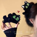New arrivalk-stylestuffedstereo cat scratch clip cute hair shark clip hair clip female back of head hair scratch