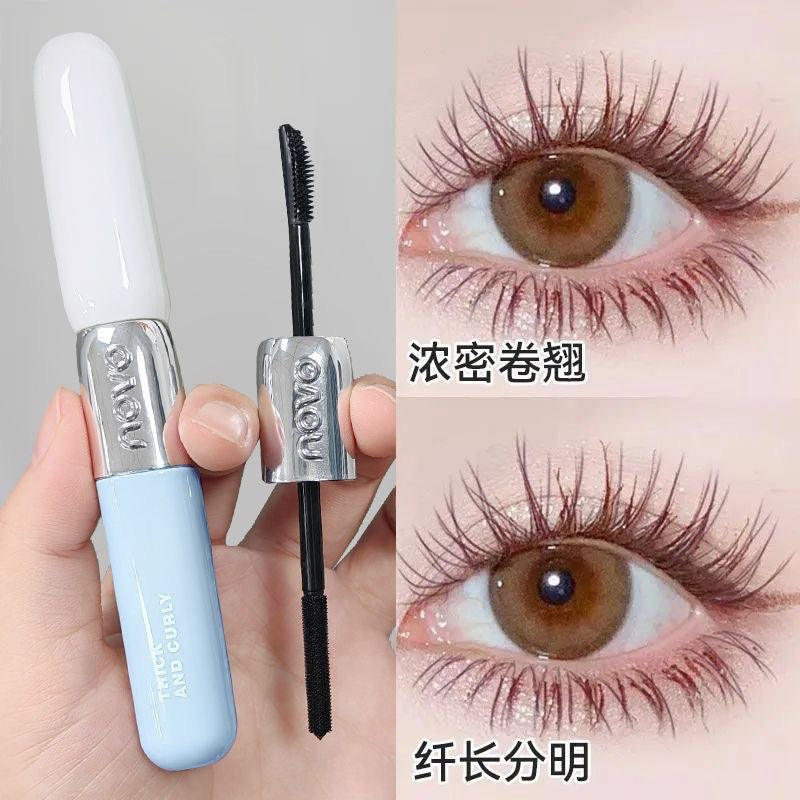 Novo winged eyelash double-ended mascara long and thick curling nature root clear long-lasting waterproof non-smudge