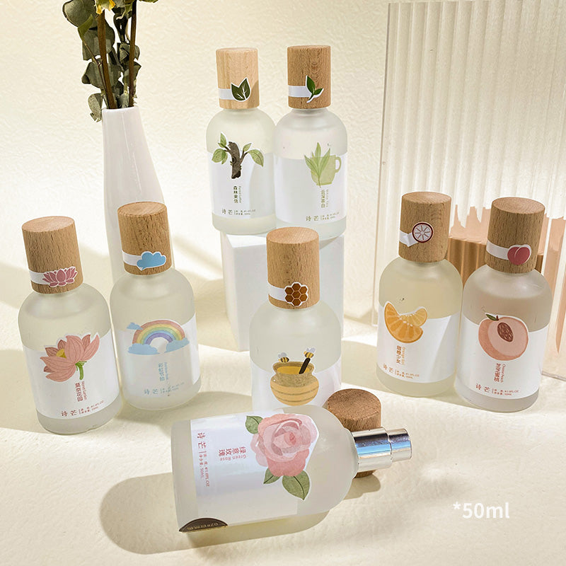 Niche perfume for men and women - long-lasting eau de toilette - fresh scent - suitable for students - fruity peach and mandarin scent - women's perfume